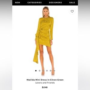 Revolve mini dress size small